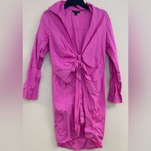 Hot Pink Thread Story Dress, size xl
